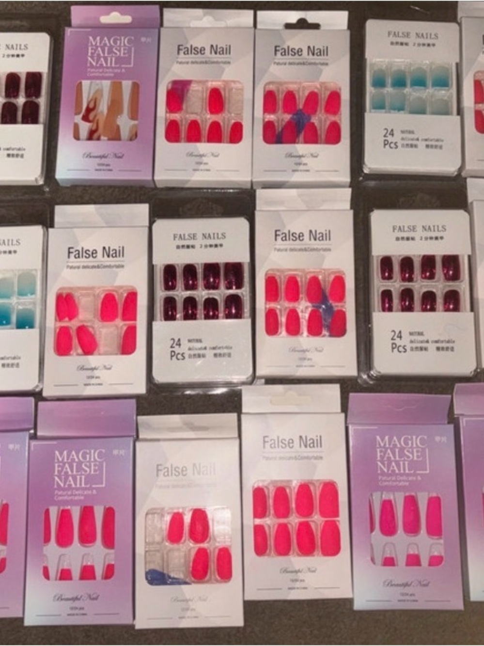 Lot of 20 False Nail Sets